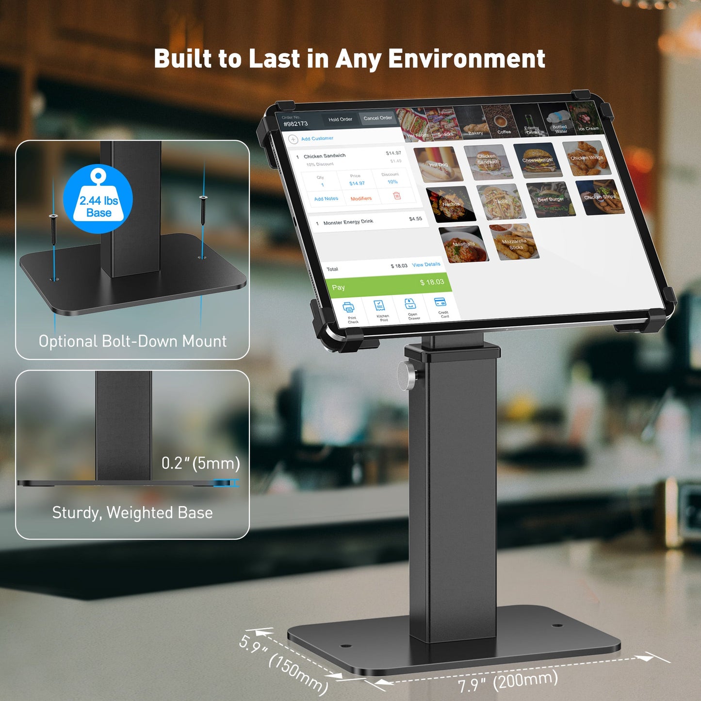 Anti-Diebstahl iPad Kiosk Stand (TH-103B)