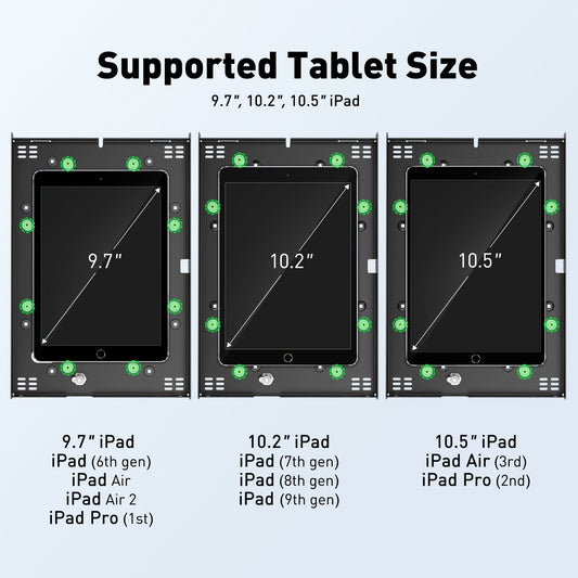 Anti-Diebstahl Tablet Kiosk Stand (TH-328B / W)