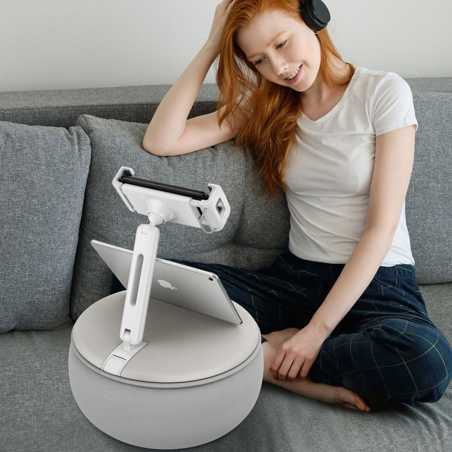 AboveTEK Hände frei 360° Swivel Phone / iPad Kissen Stand (TH-33G)