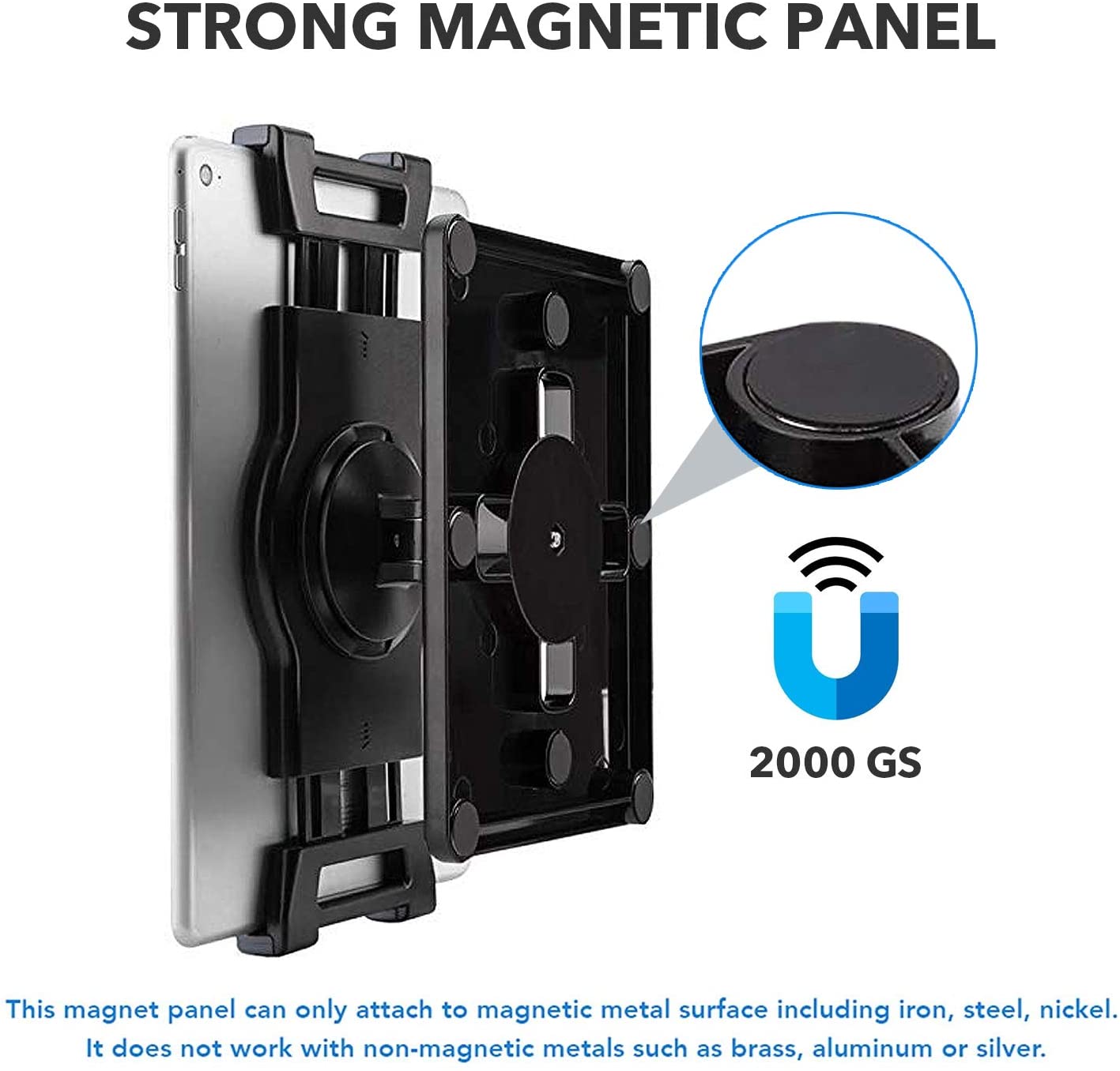 Universal Magnetic iPad Wandhalterung - TS-338B