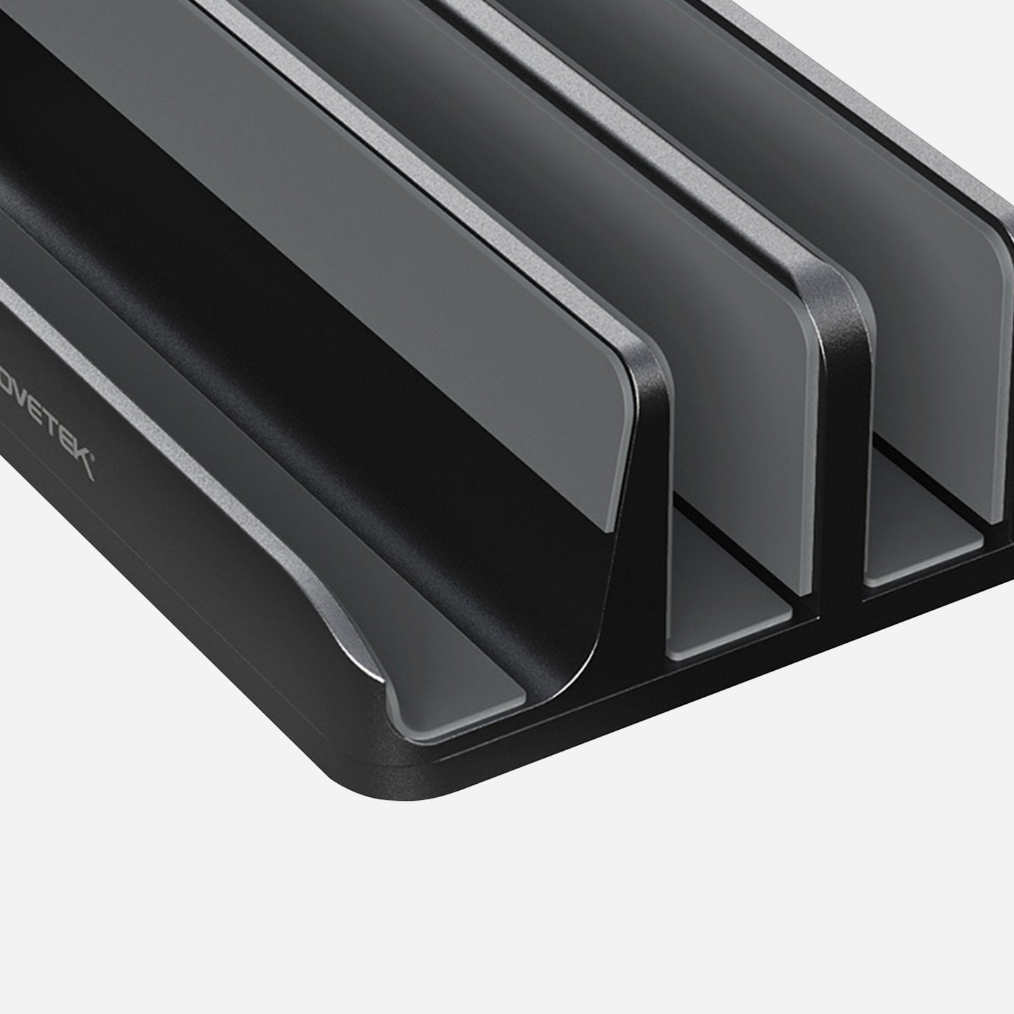 Vertikaler Laptop-Stand - 3 Slots für Computer, Tablet, Telefon