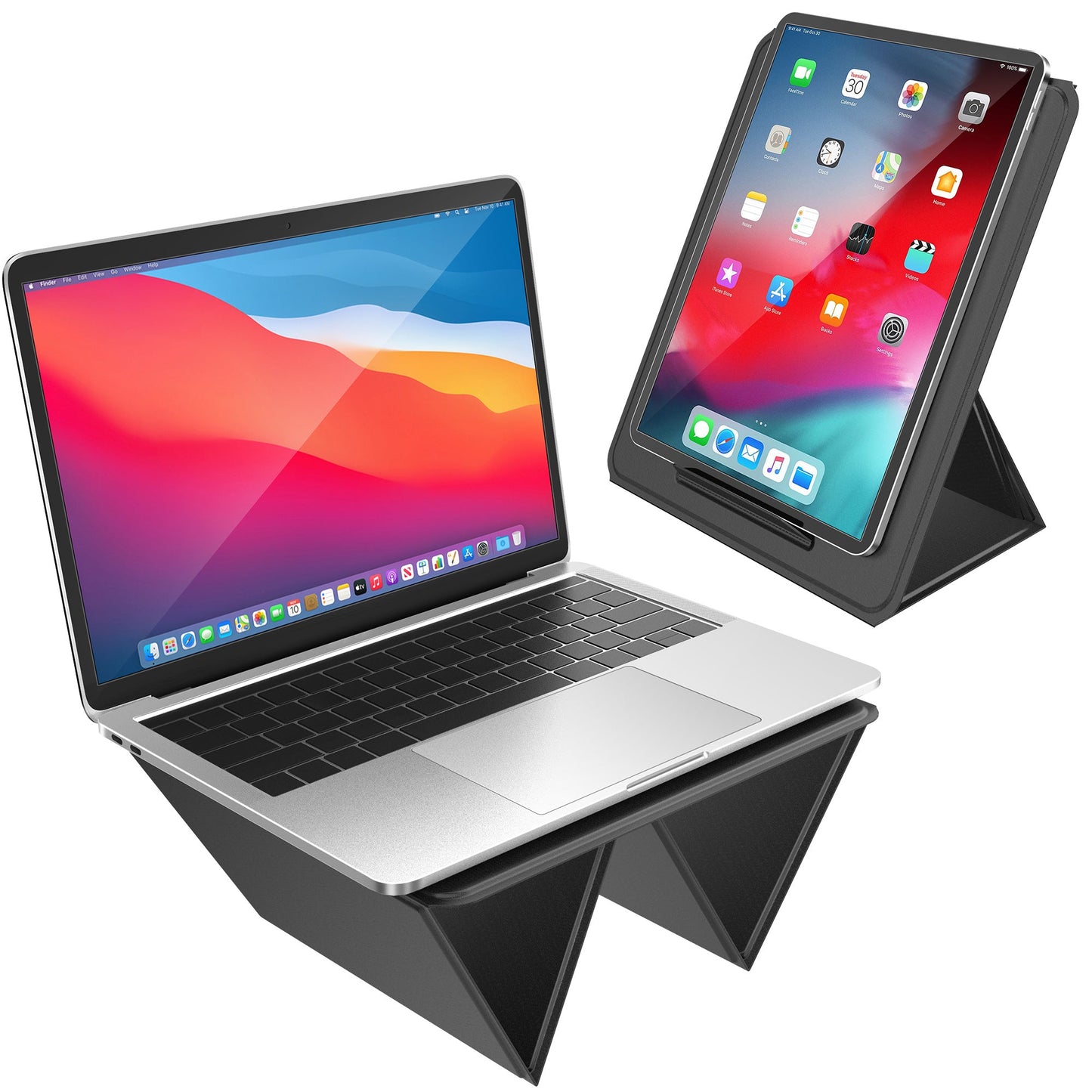2-in-1 Ultra-Sleek Portable Laptop Stand (LS-1)