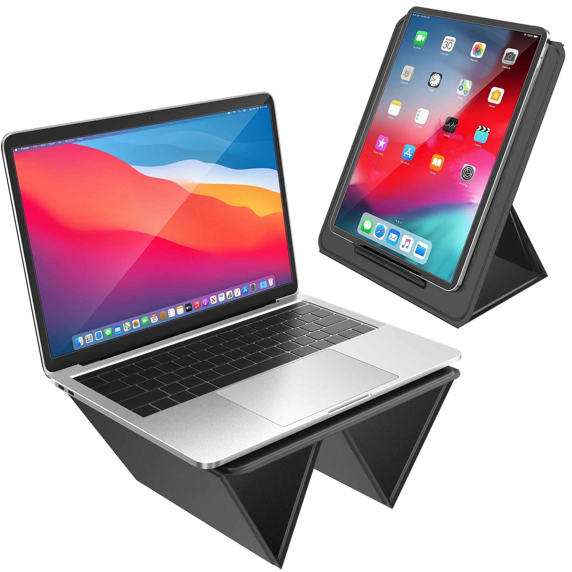 2-in-1 Ultra-Sleek Portable Laptop Stand (LS-1)