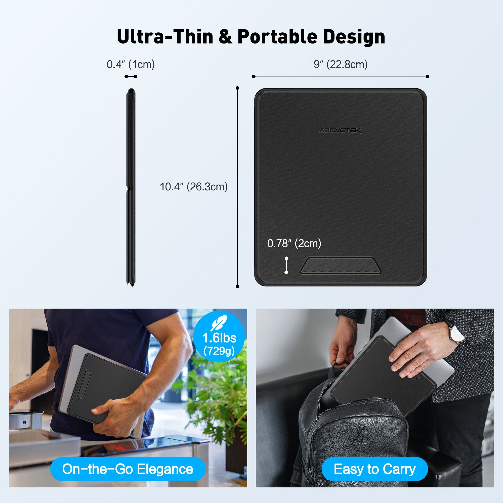 2-in-1 Ultra-Sleek Portable Laptop Stand (LS-1)