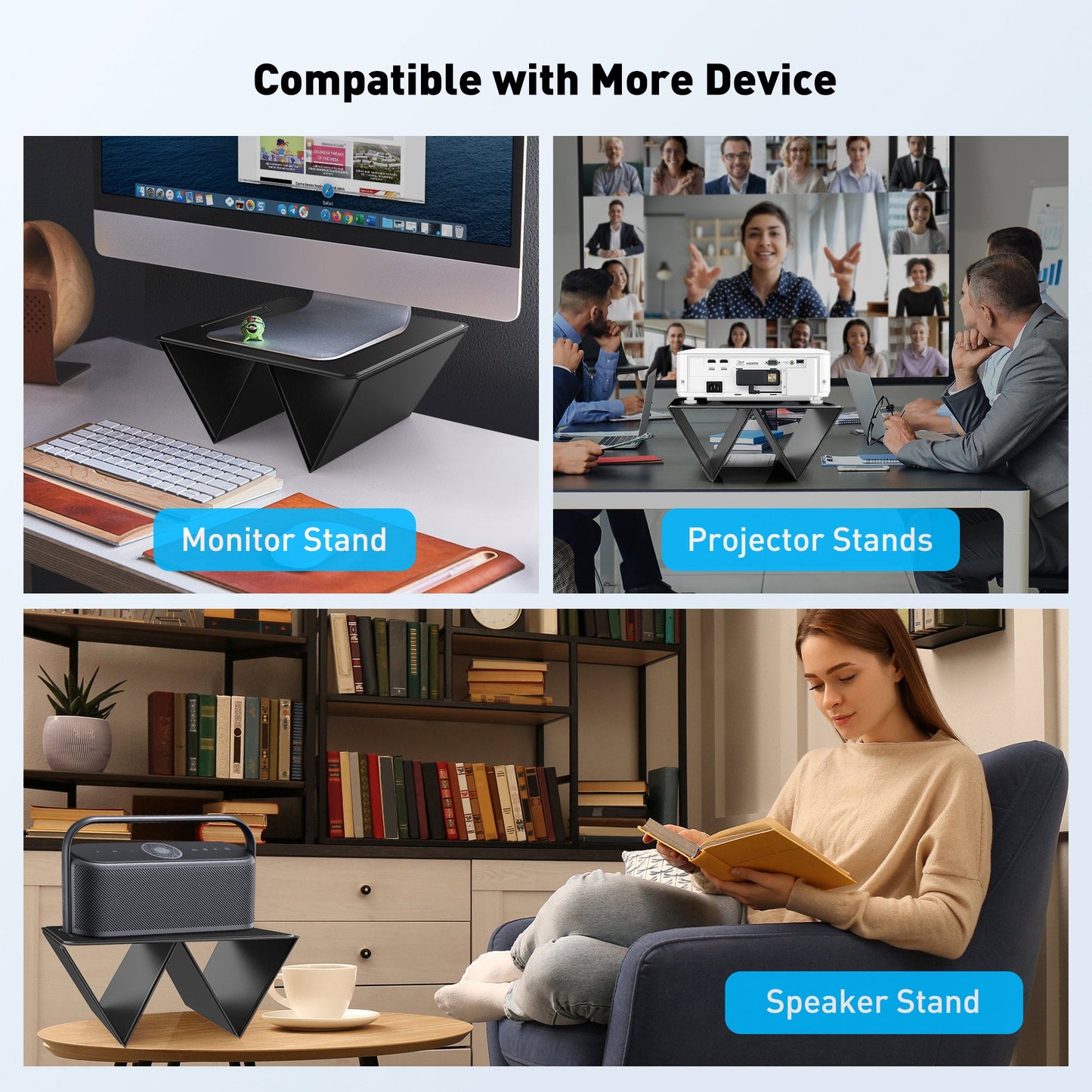 2-in-1 Ultra-Sleek Portable Laptop Stand (LS-1)
