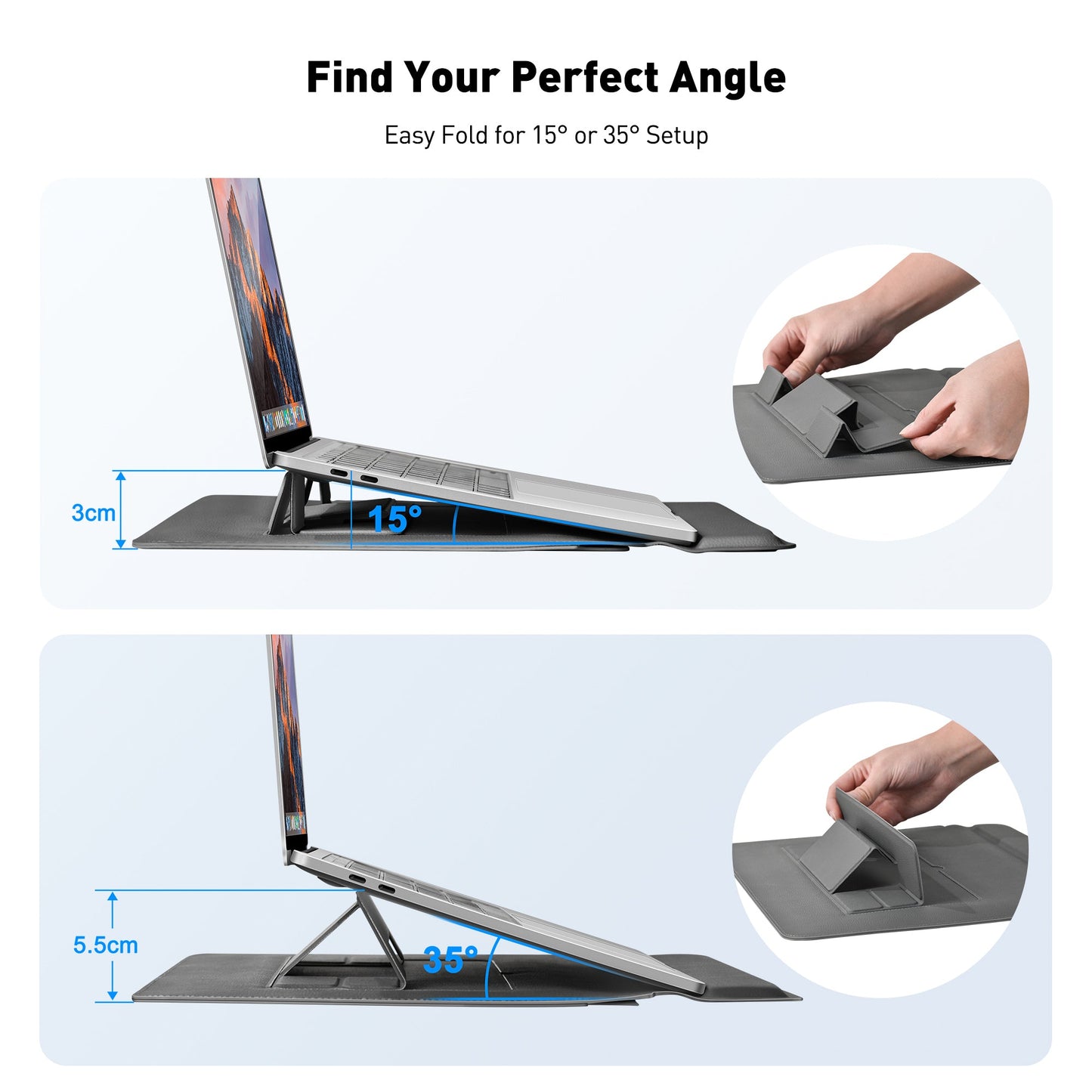 2-in-1 Laptop Sleeve Case (LS-5G)