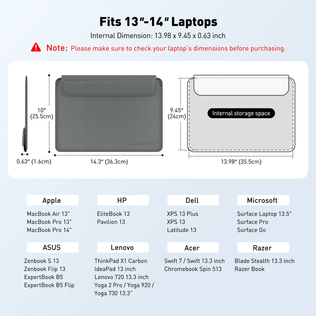 2-in-1 Laptop Sleeve Case (LS-5G)