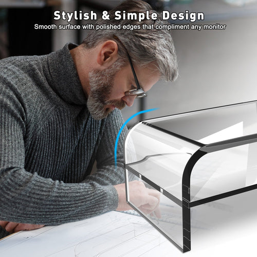 2-stufiger Acrylmonitorstand (MS-220A)