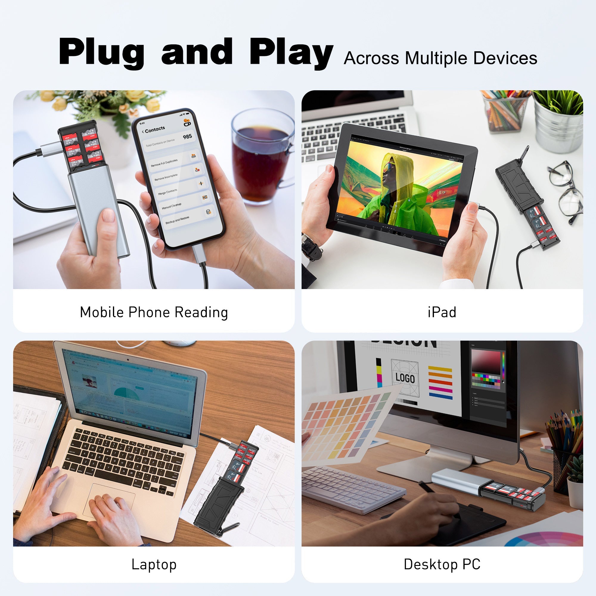 AboveTEK High-Speed SD Card Reader - SD-1B
