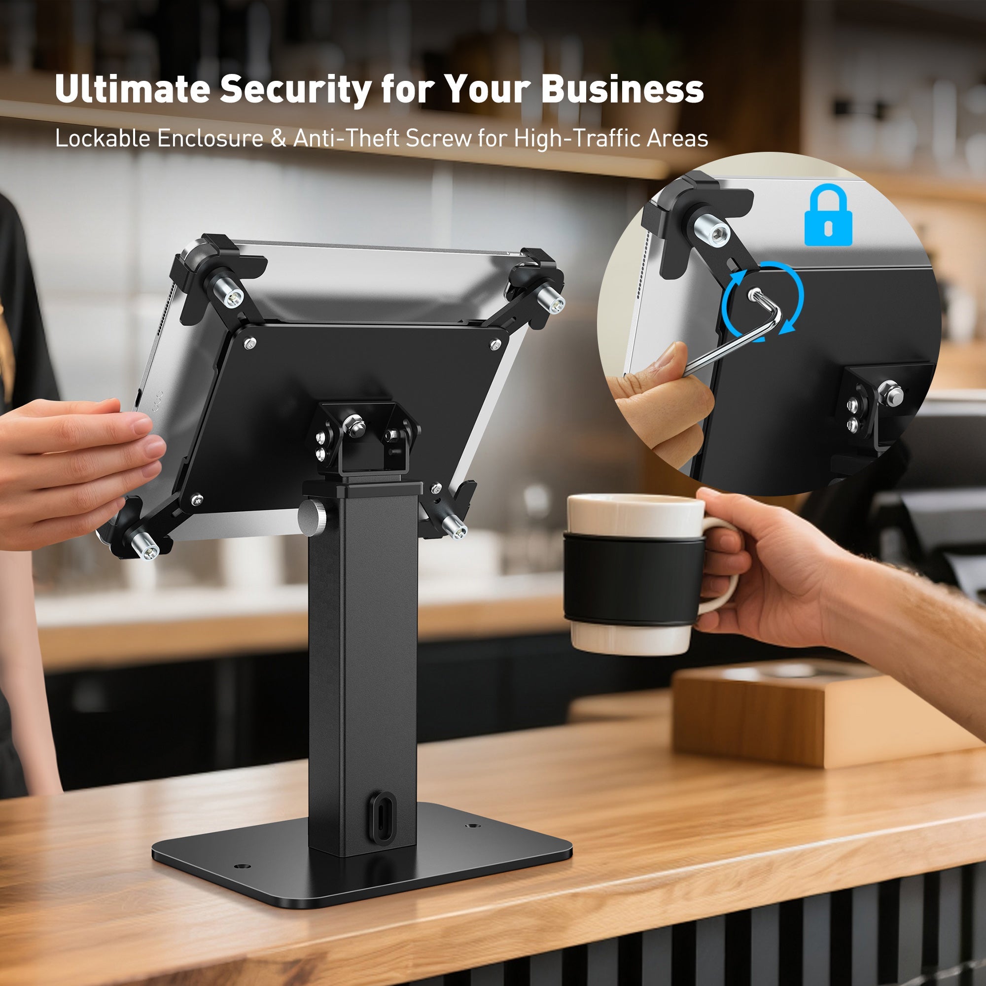 Anti-Diebstahl iPad Kiosk Stand (TH-103B)