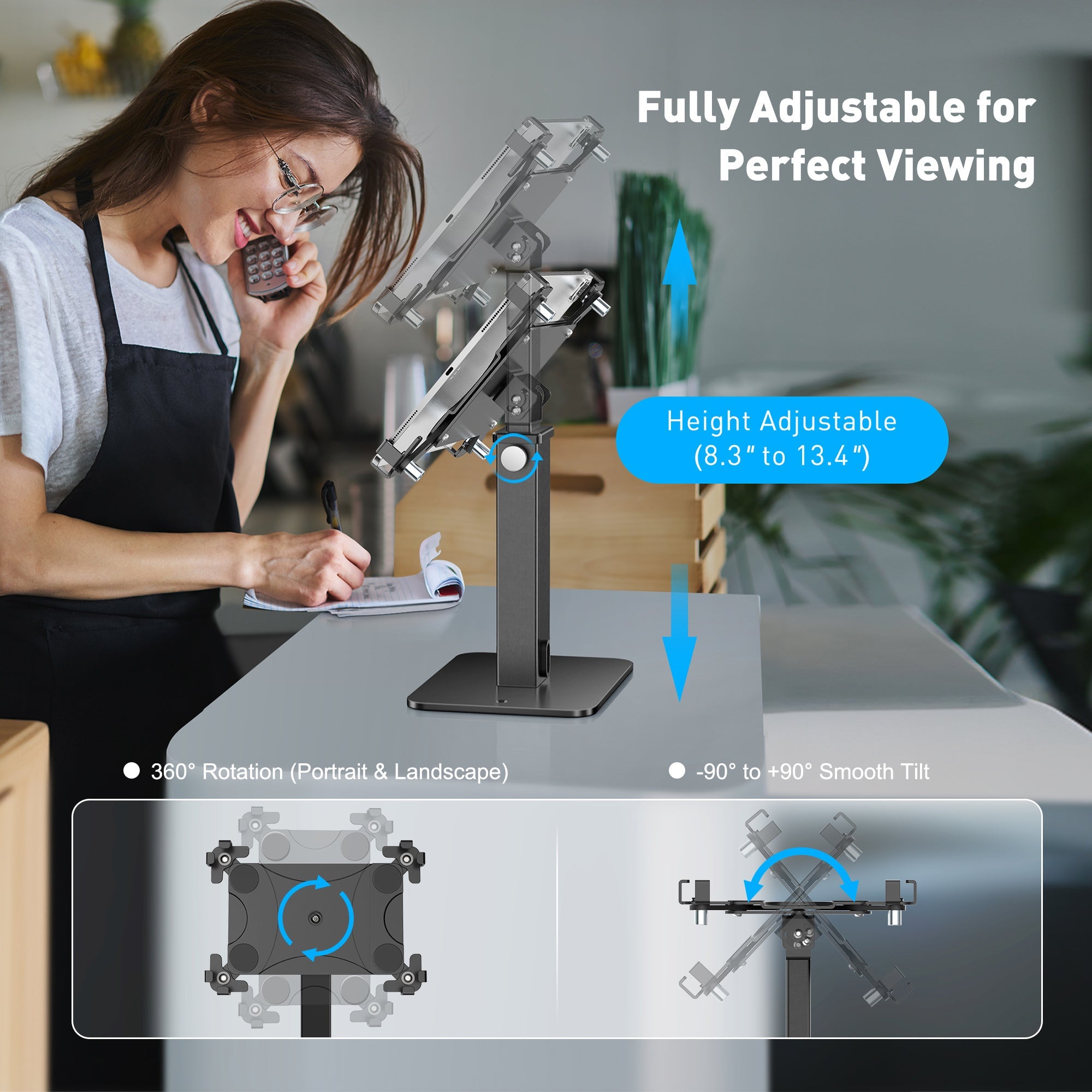 Anti-Diebstahl iPad Kiosk Stand (TH-103B)