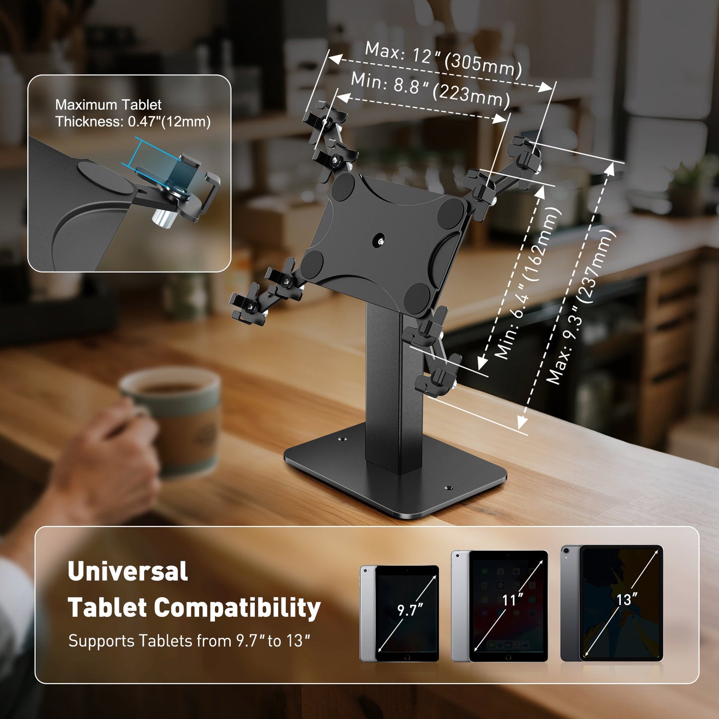 Anti-Diebstahl iPad Kiosk Stand (TH-103B)
