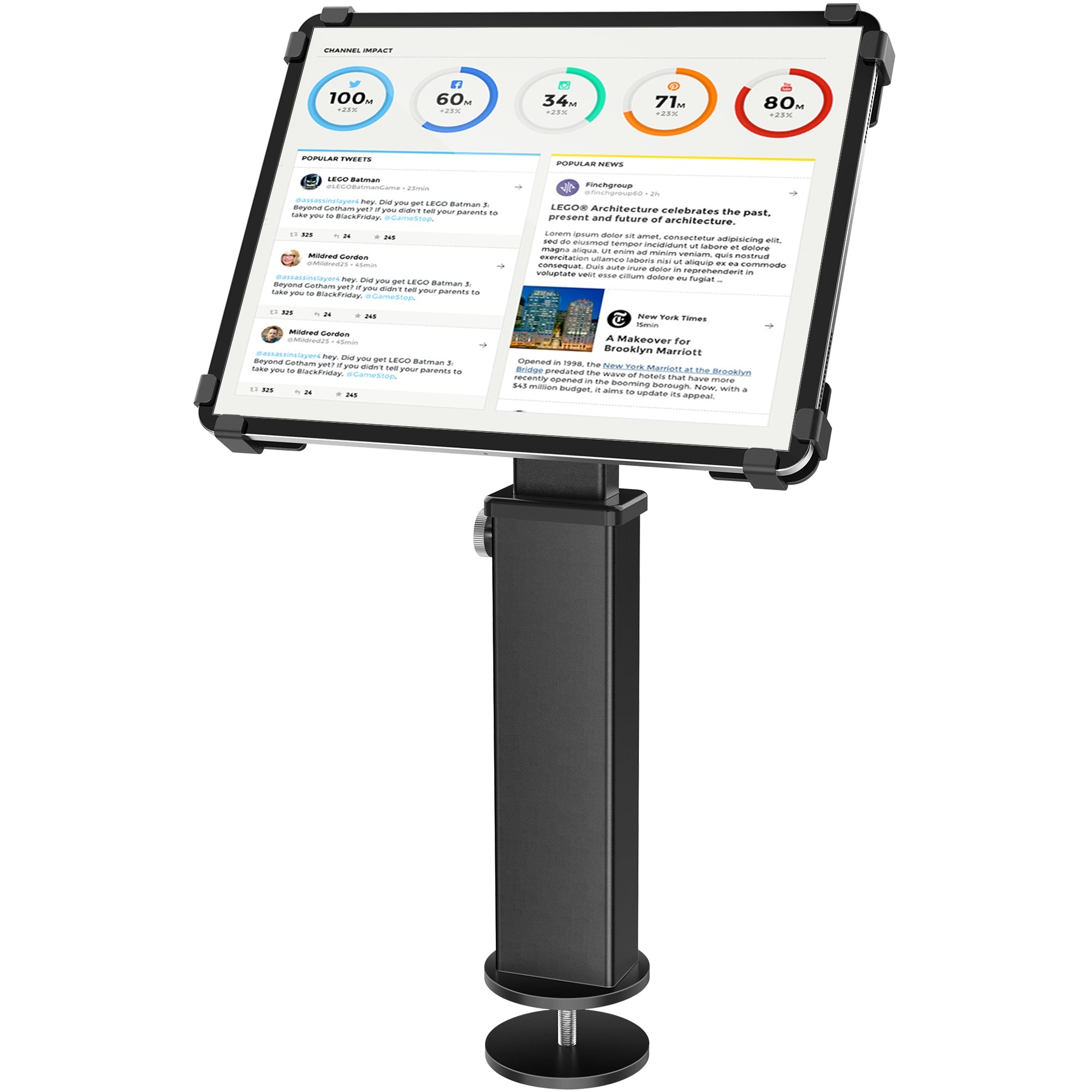 Anti-Diebstahl iPad Kiosk Stand (TH-113B)
