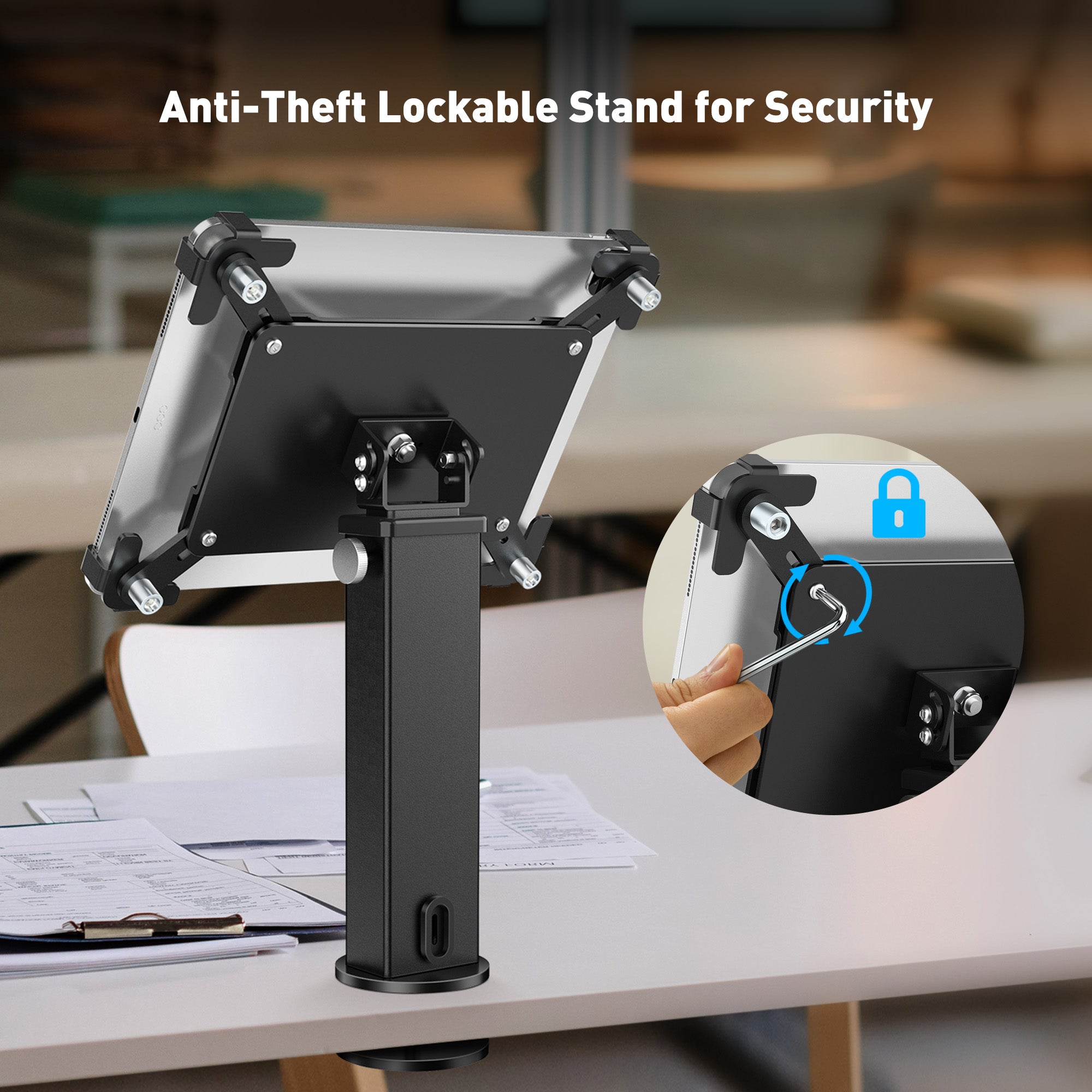 Anti-Diebstahl iPad Kiosk Stand (TH-113B)