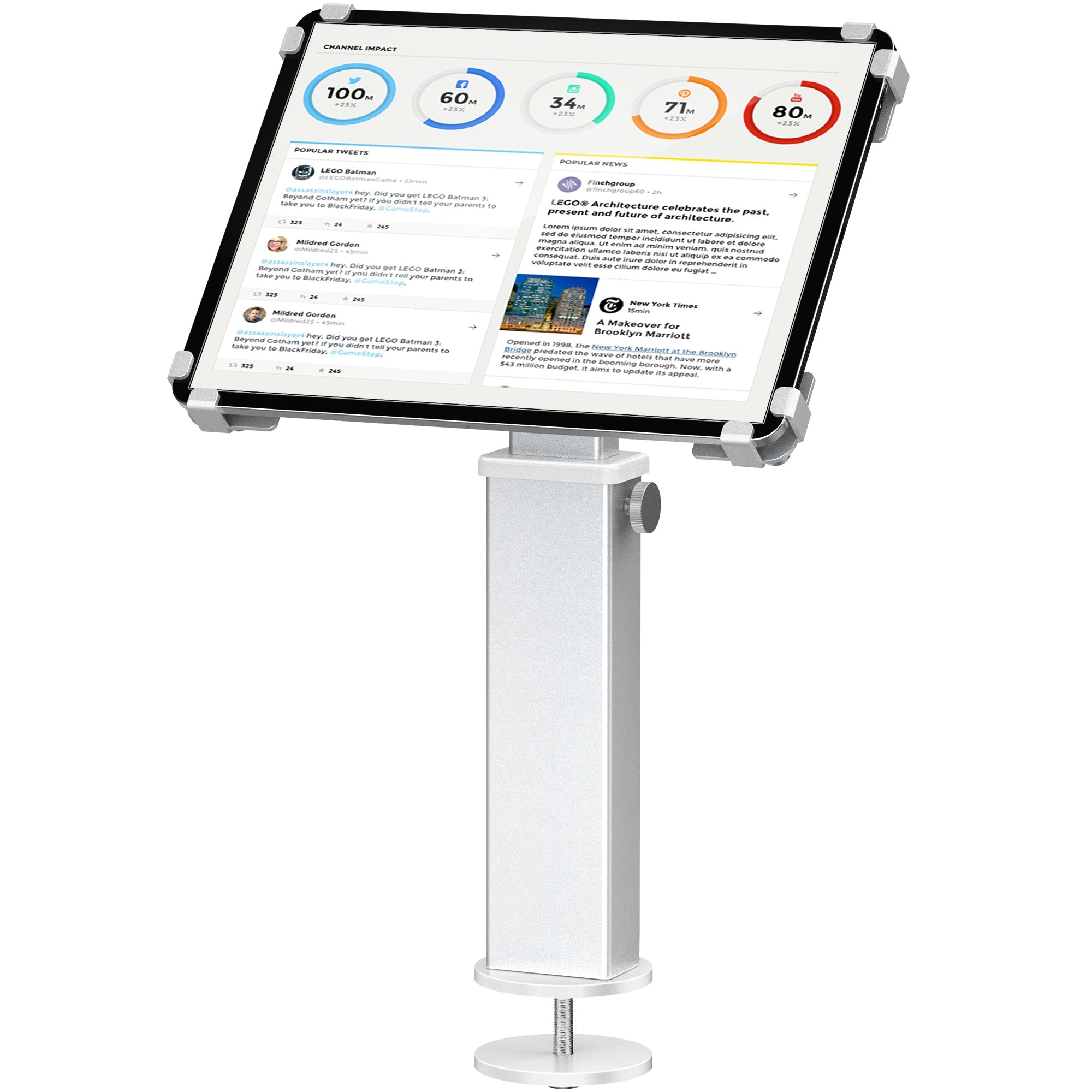 Anti-Diebstahl iPad Kiosk Stand (TH-113B)
