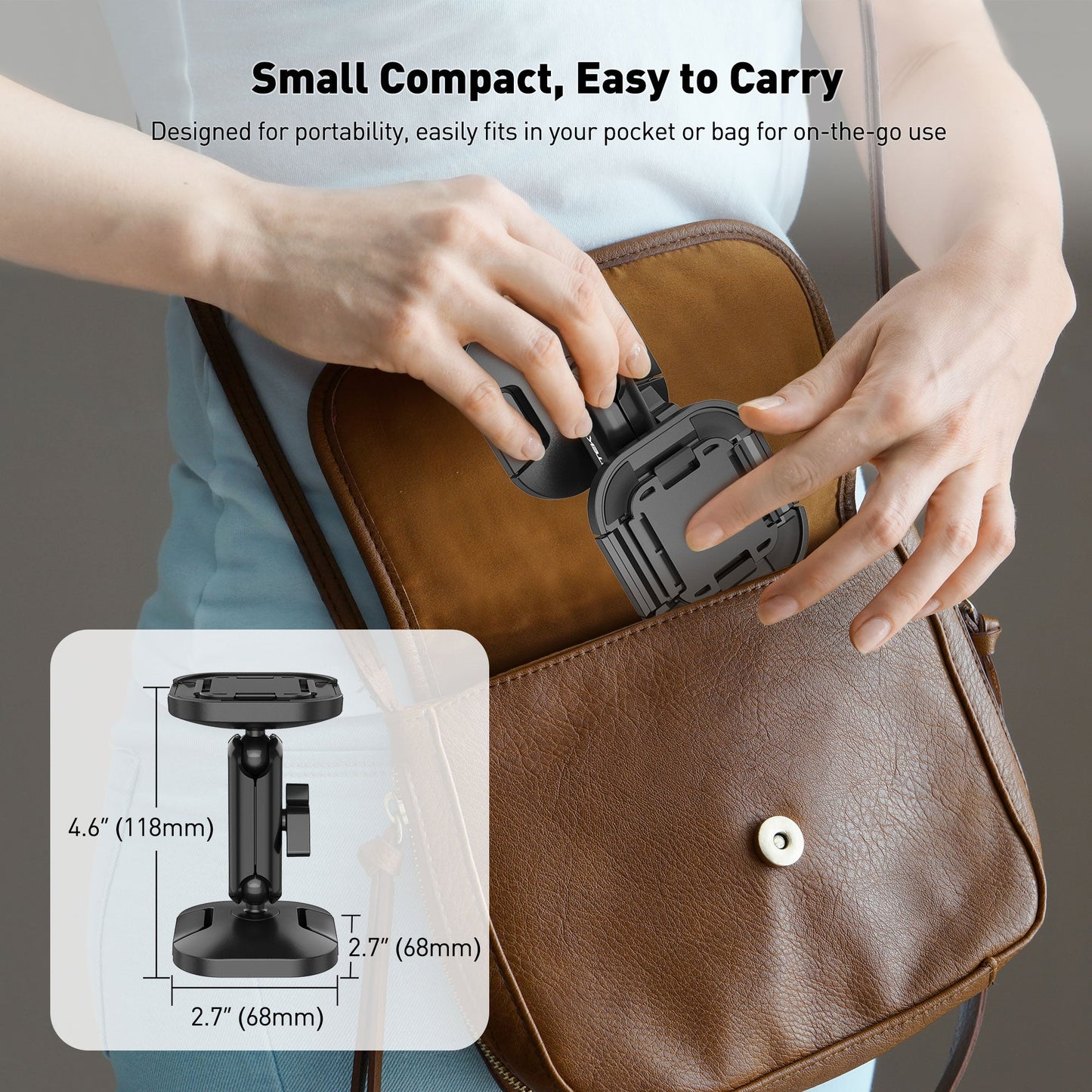 Snap-On Hands-Free Dusche Telefonhalter