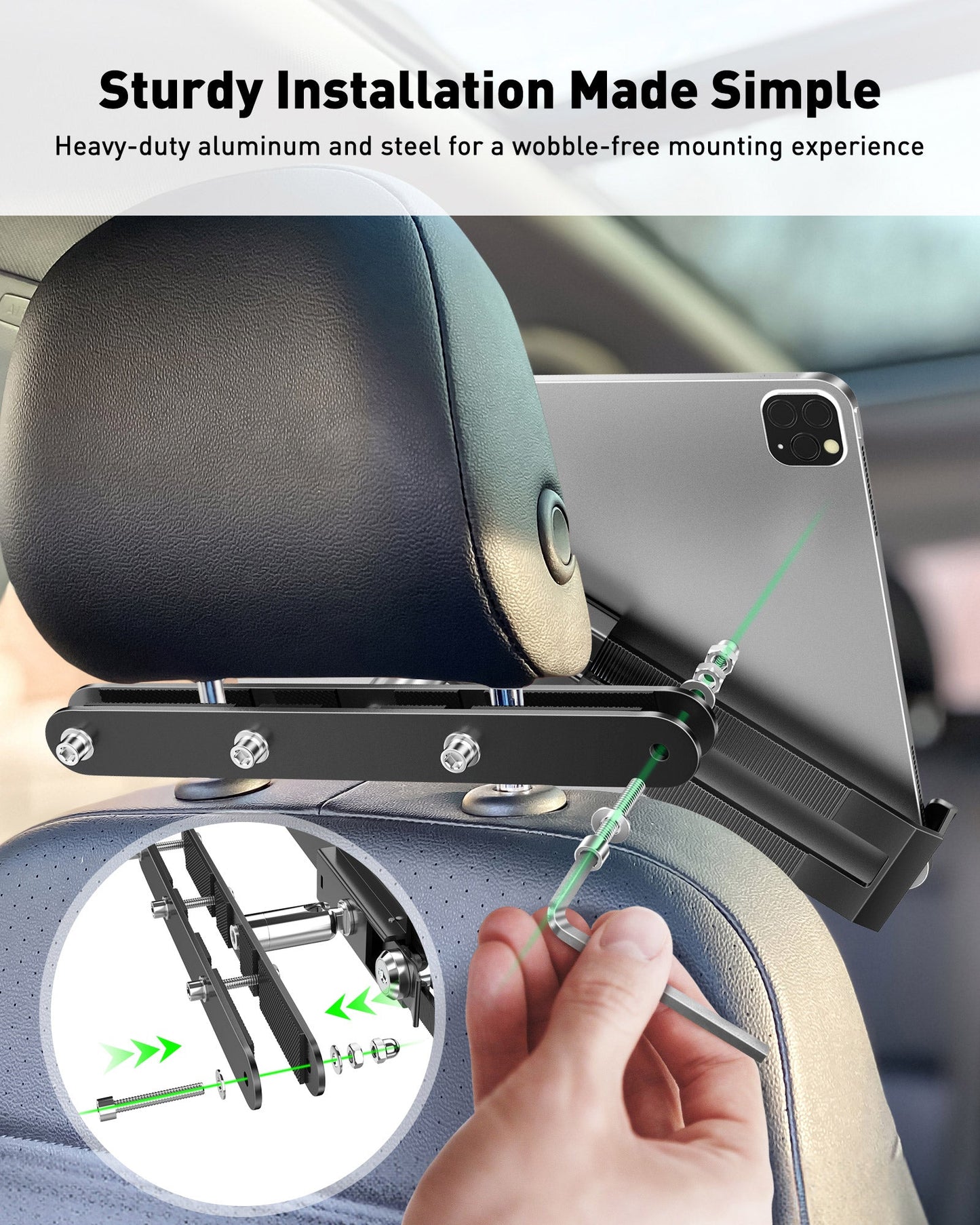Anti-Diebstahl-Pad-Halterung für Auto-Rücksitz (TH-228)