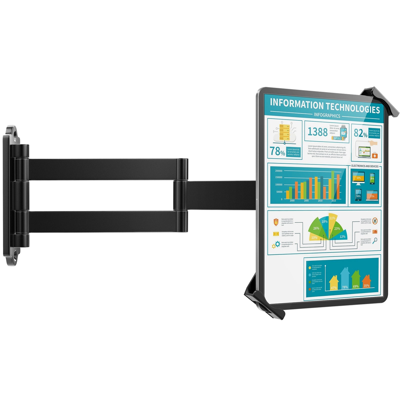 AboveTEK Anti-Diebstahl-Tablet-Wandhalterung (TH-258B)