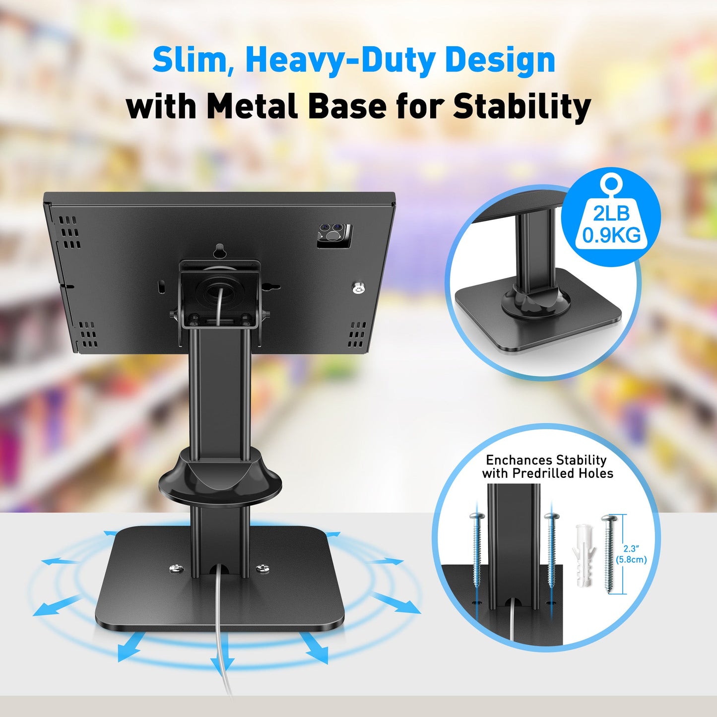 Anti-Diebstahl iPad Kiosk Stand (TH-336)