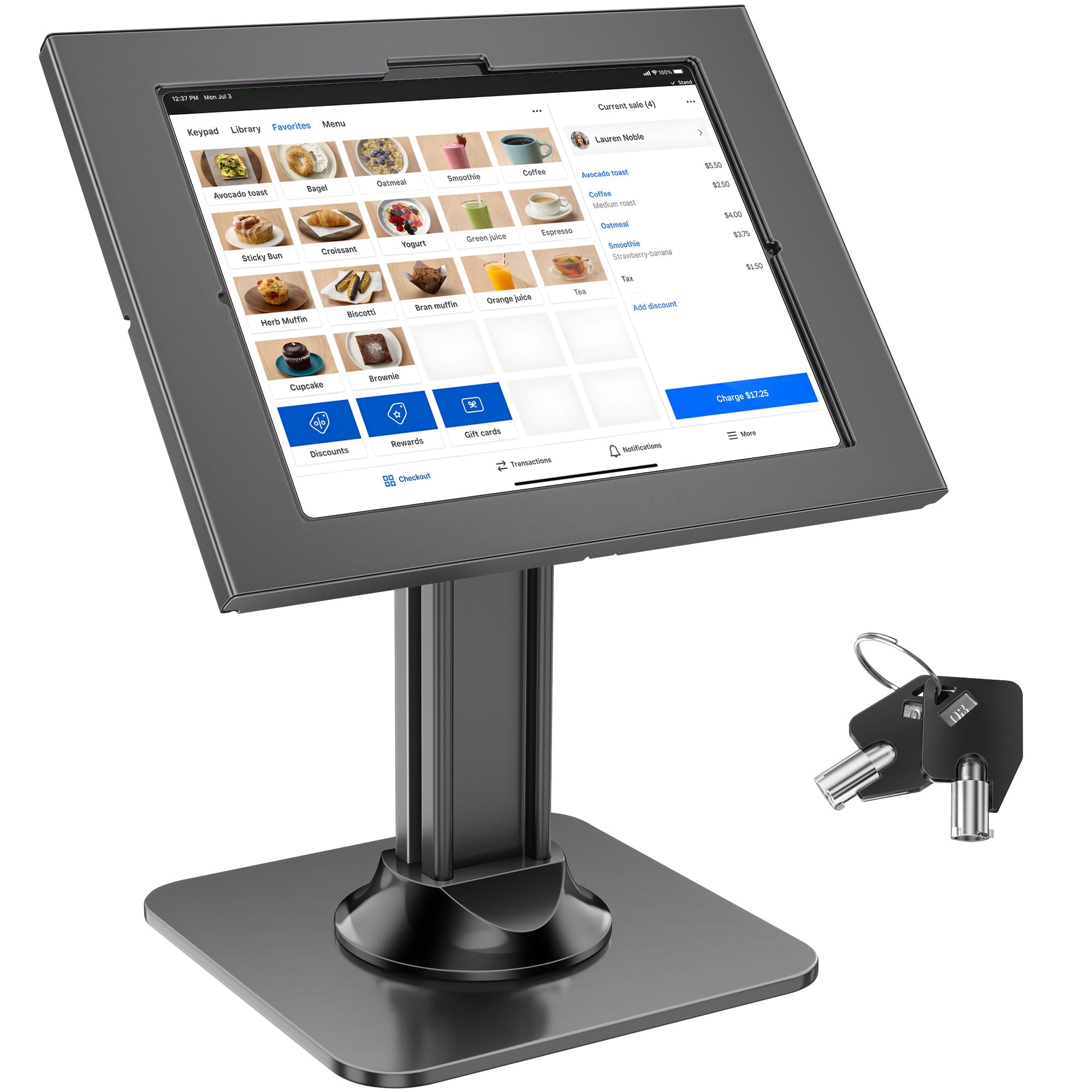 Anti-Diebstahl iPad Kiosk Stand (TH-337)