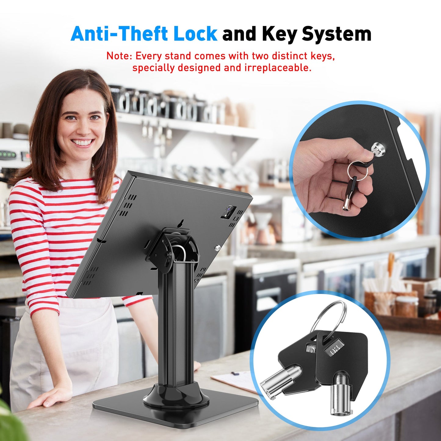Anti-Diebstahl iPad Kiosk Stand (TH-337)