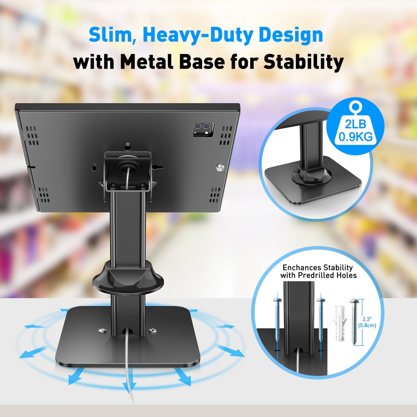 Anti-Diebstahl iPad Kiosk Stand (TH-337)