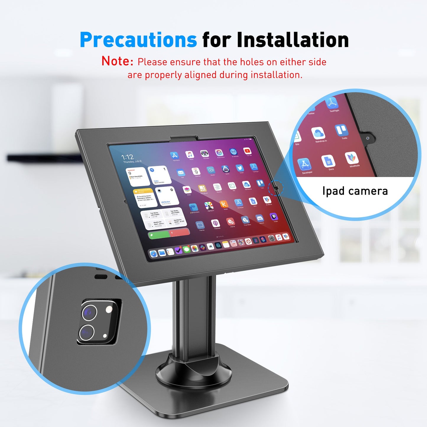 Anti-Diebstahl iPad Kiosk Stand (TH-337)