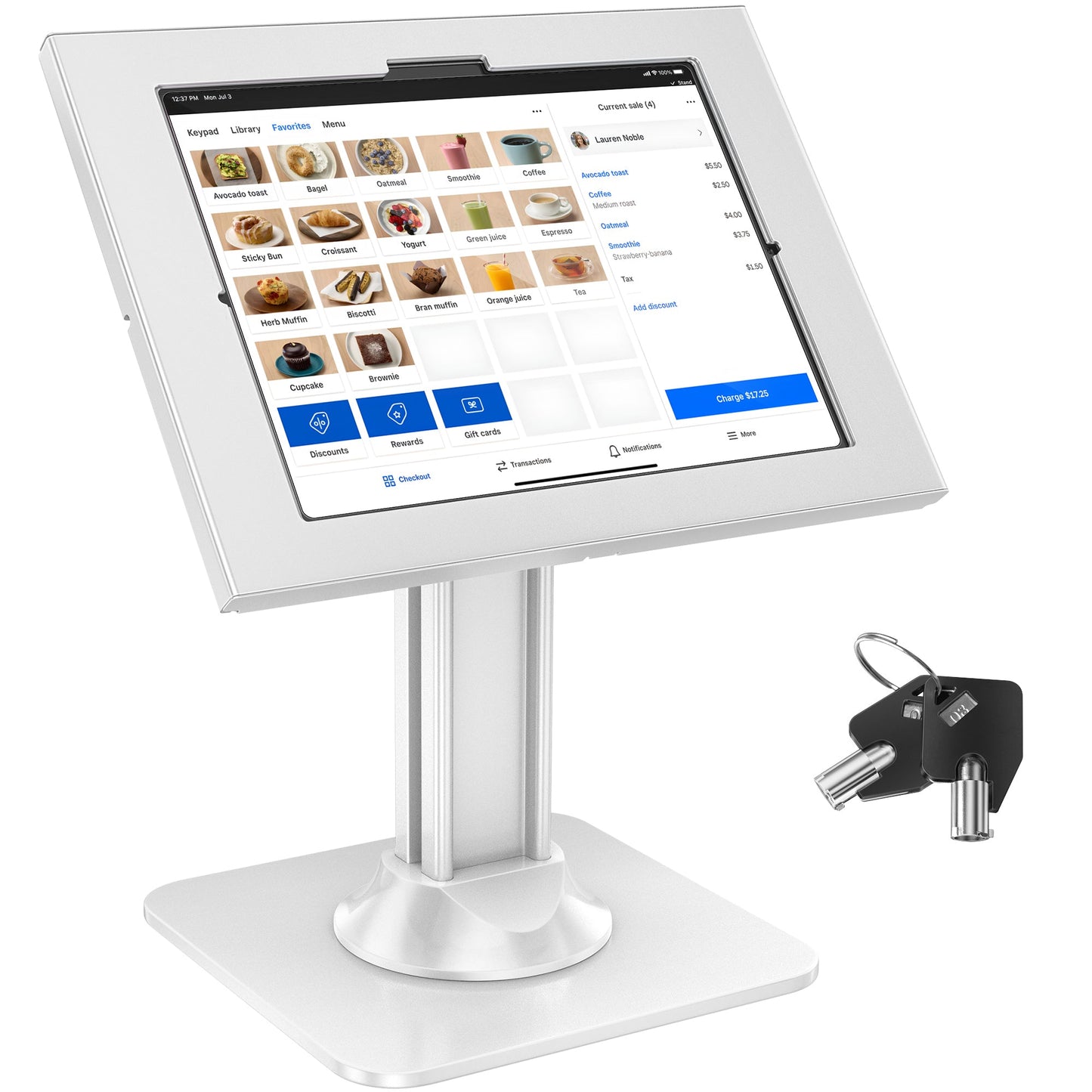 Anti-Diebstahl iPad Kiosk Stand (TH-337)