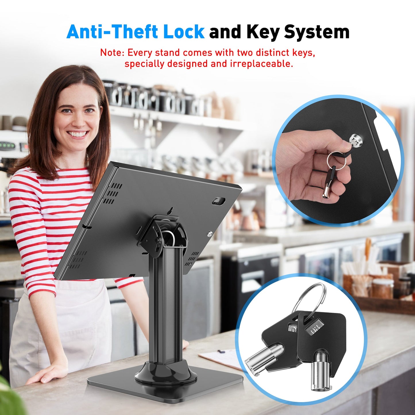 Anti-Diebstahl iPad Kiosk Stand (TH-339)