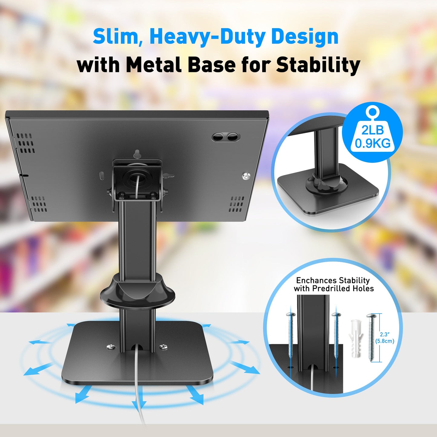 Anti-Diebstahl iPad Kiosk Stand (TH-339)