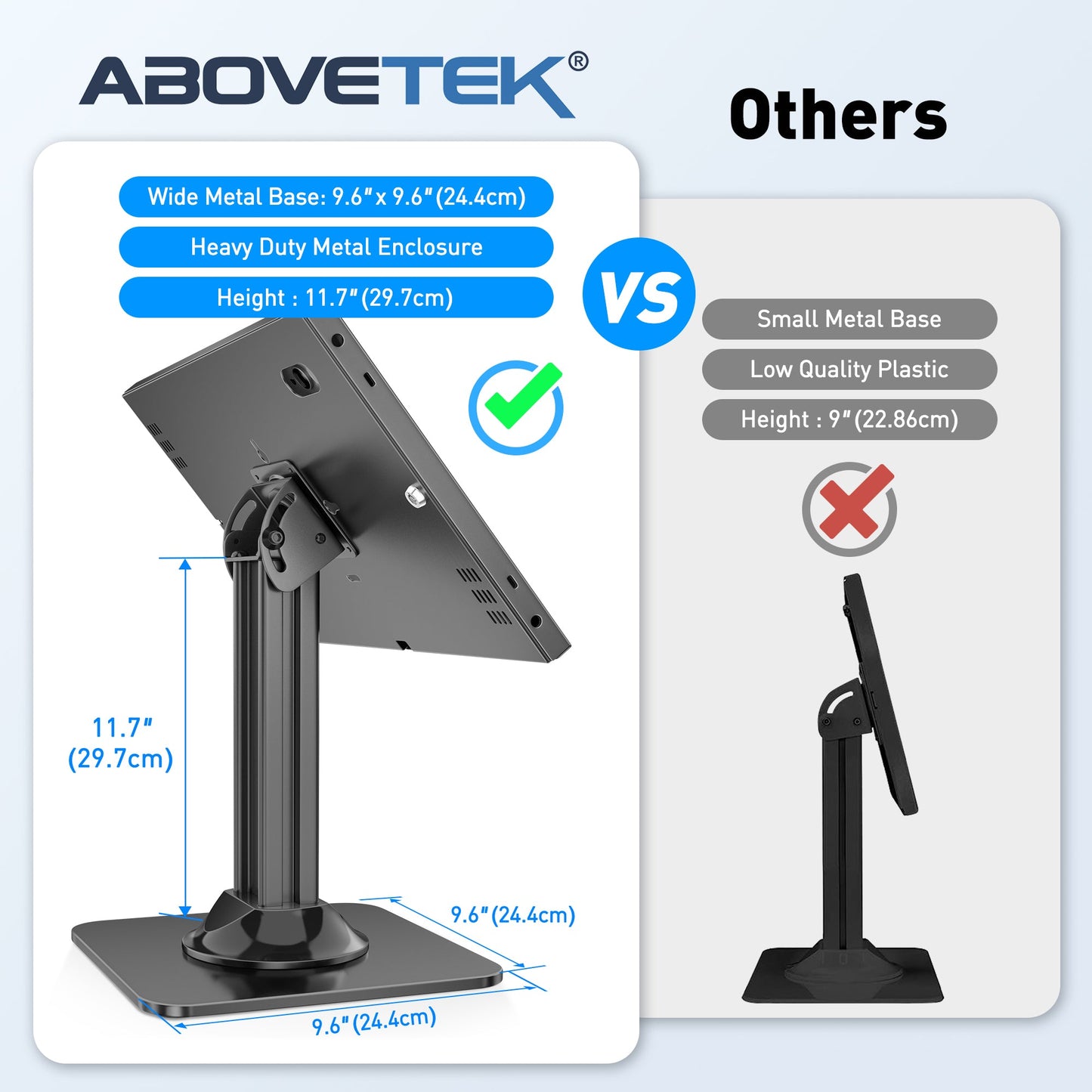 Anti-Diebstahl iPad Kiosk Stand (TH-339)