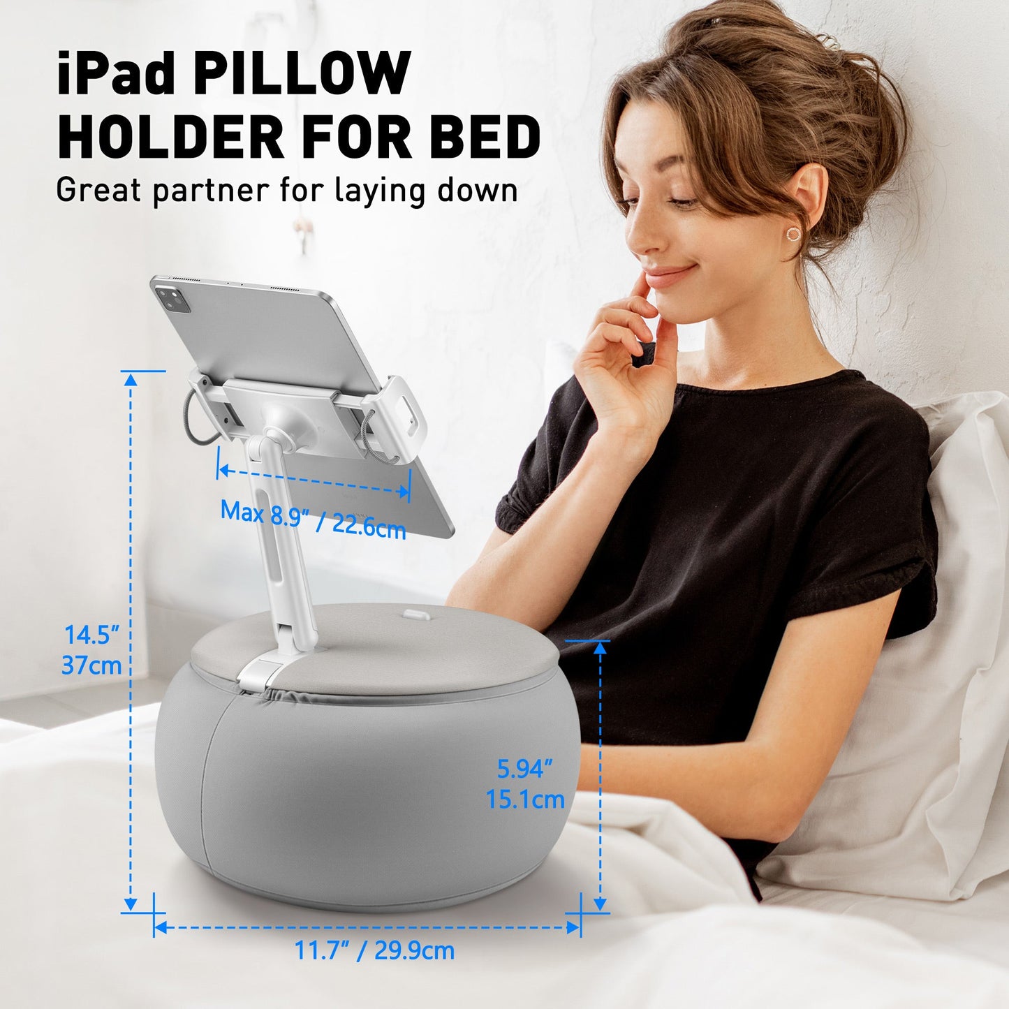 AboveTEK Hände frei 360° Swivel Phone / iPad Kissen Stand (TH-33G)