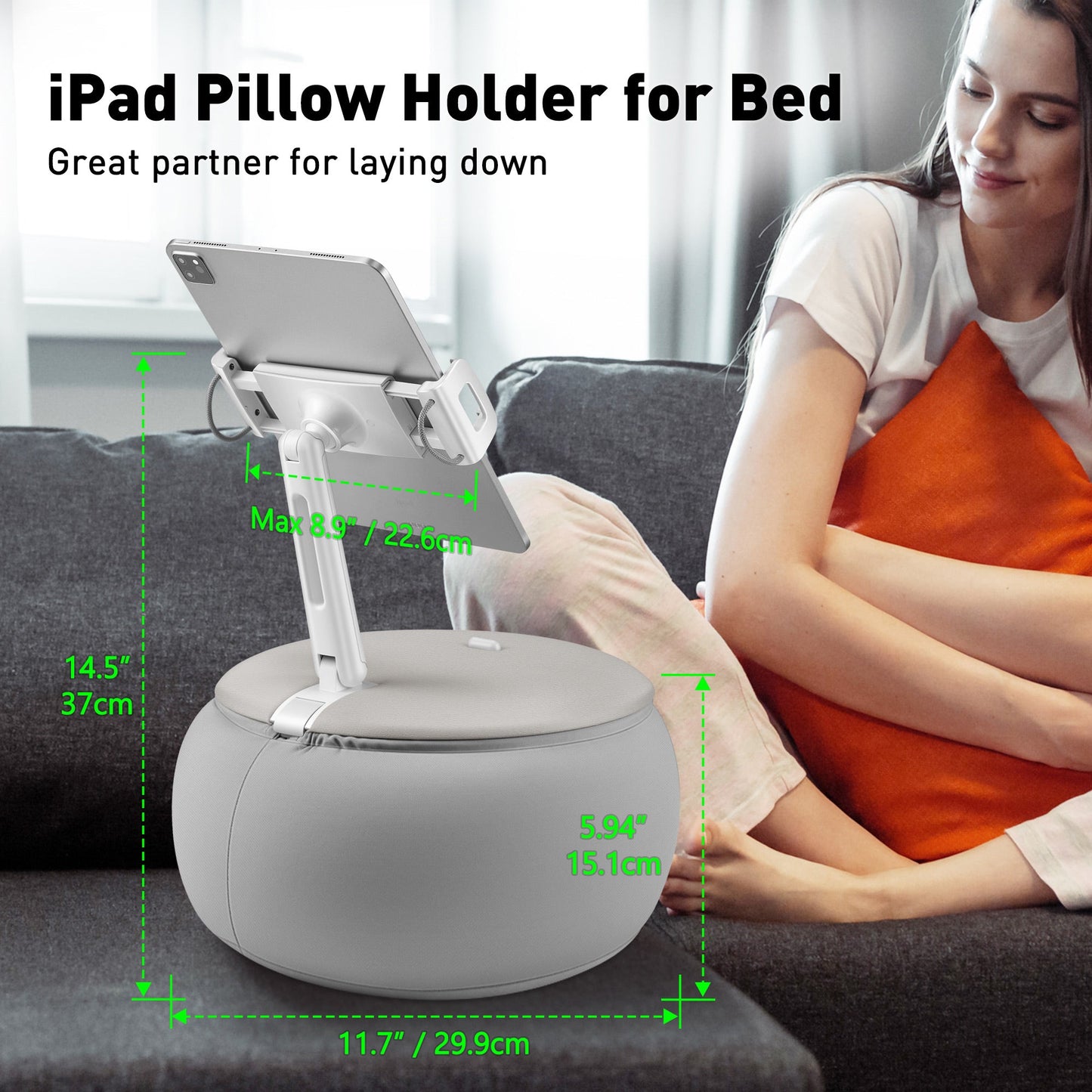 AboveTEK Hände frei 360° Swivel Phone / iPad Kissen Stand (TH-33G)