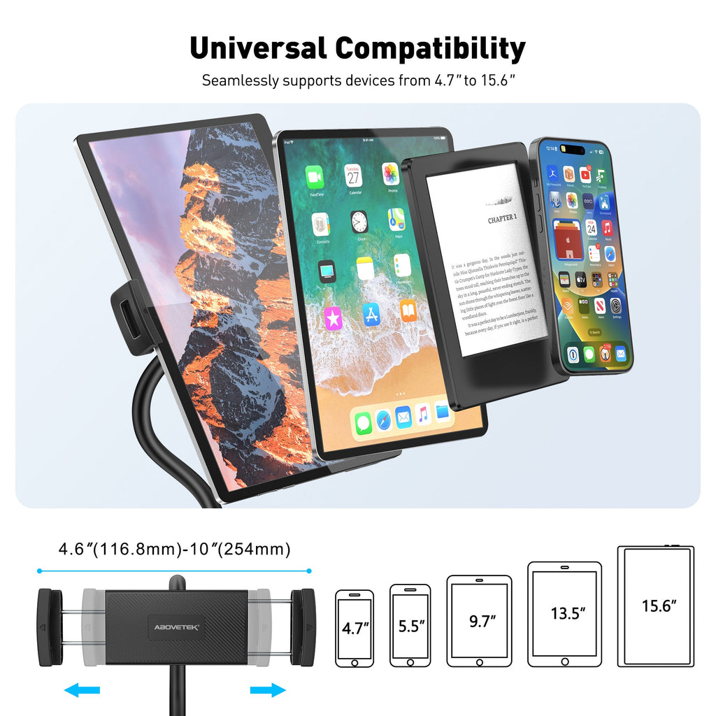 AboveTEK Einstellbarer iPad Standhalter (TH-5B)
