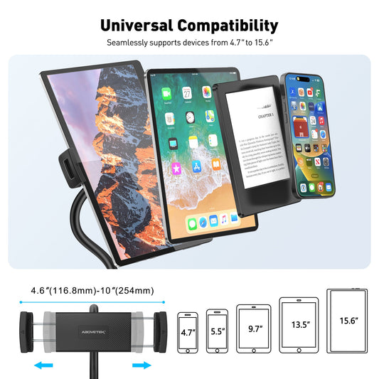AboveTEK Einstellbarer iPad Standhalter (TH-5B)