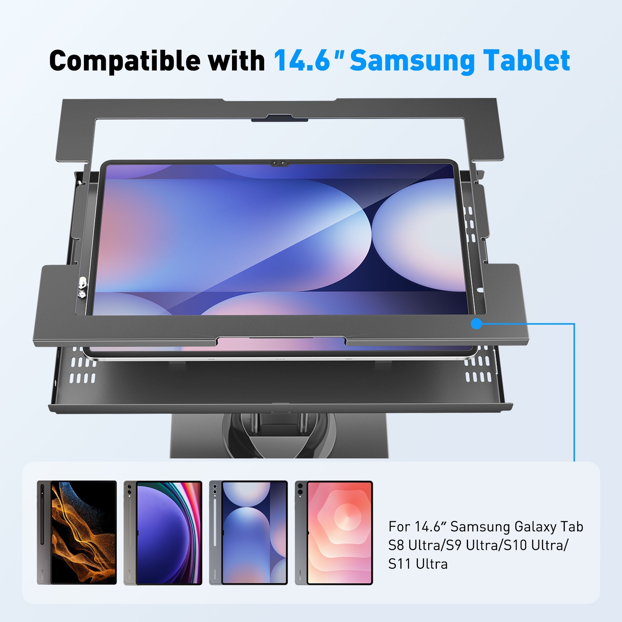 AboveTEK Anti-Theft Tablet Kiosk Boden Stand (TH-619)