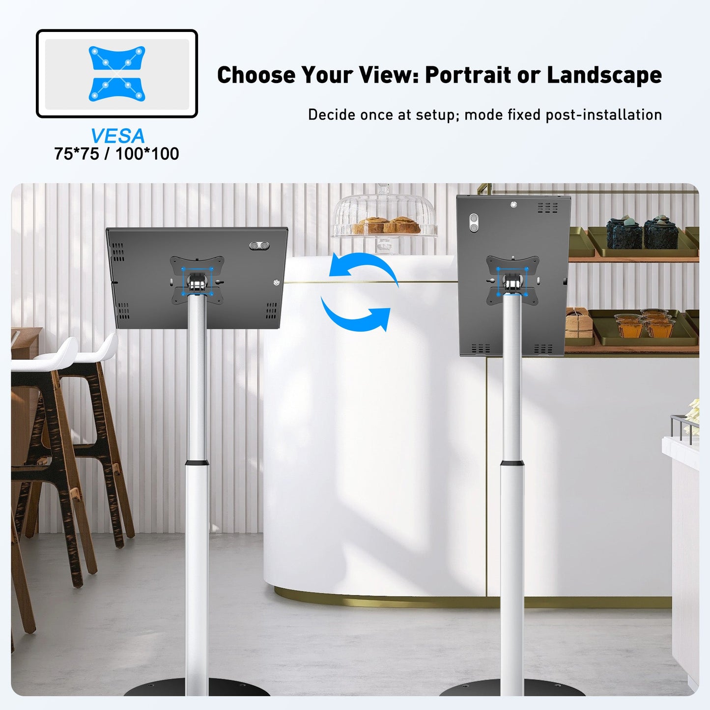 AboveTEK Anti-Theft Tablet Kiosk Boden Stand (TH-619)