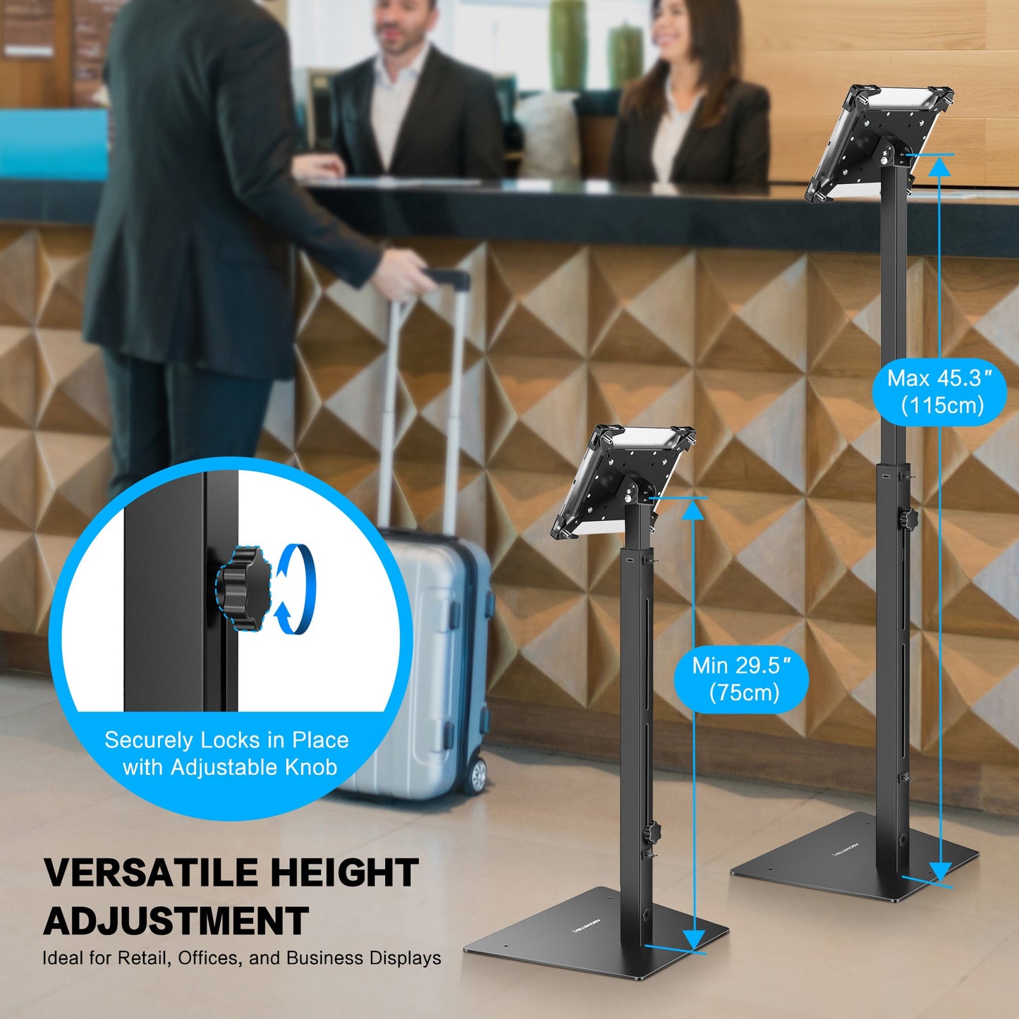 AboveTEK Anti-Theft Tablet Kiosk Boden Stand (TH-628)