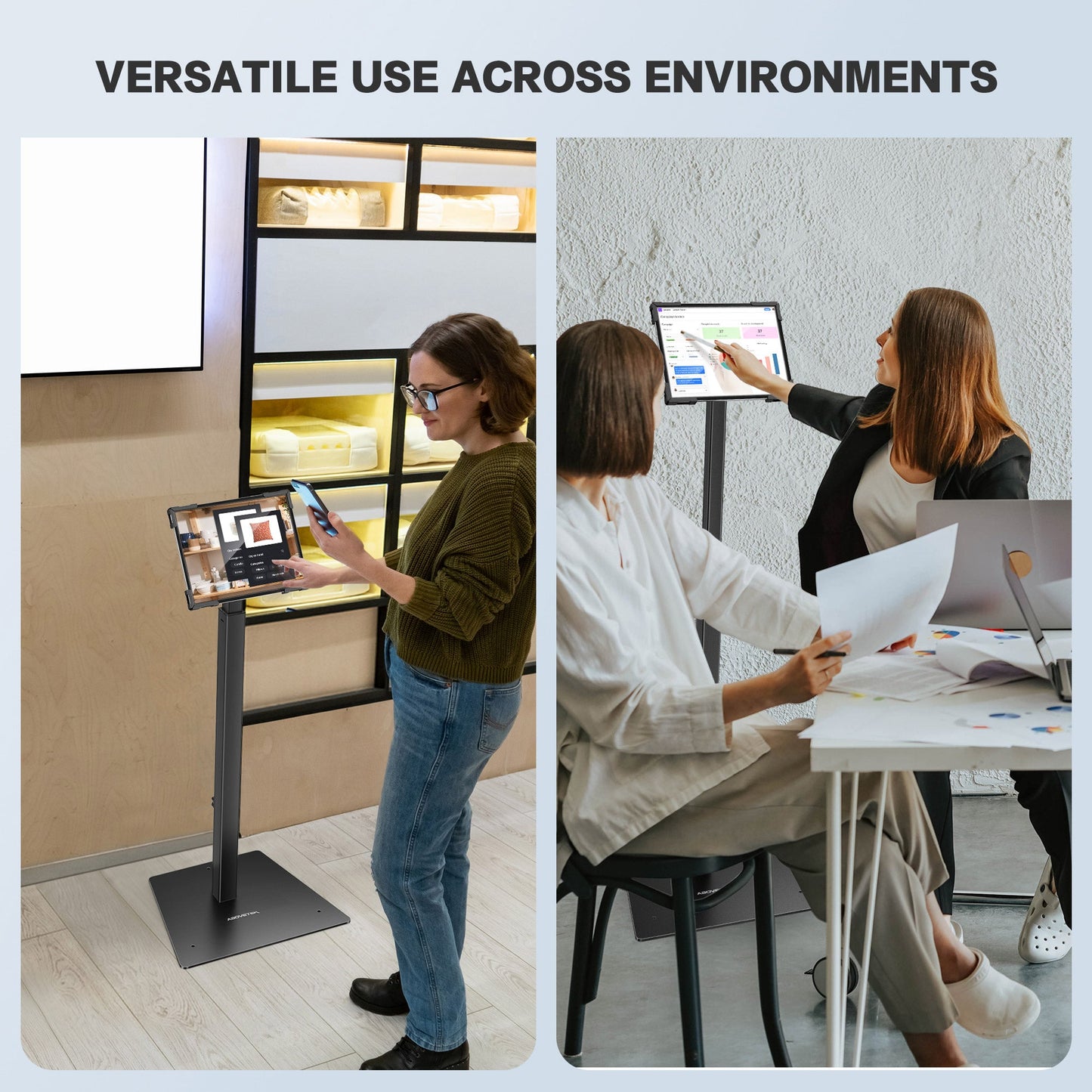 AboveTEK Anti-Theft Tablet Kiosk Boden Stand (TH-628)