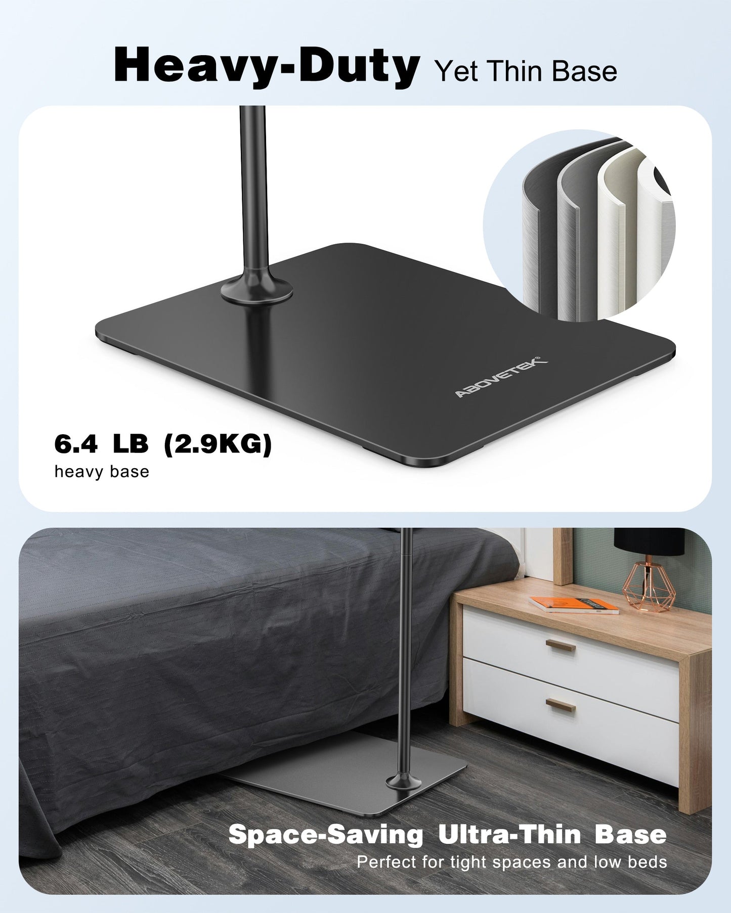 Universal-Aluminium-Tablet-Bodenständer (TH-6B)