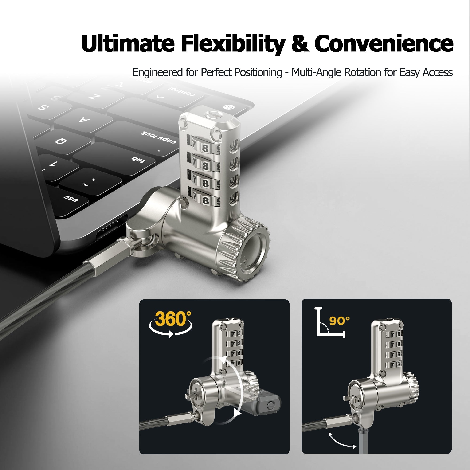 3-in-1 Universal Laptop Kabelschloss (TL-280C)