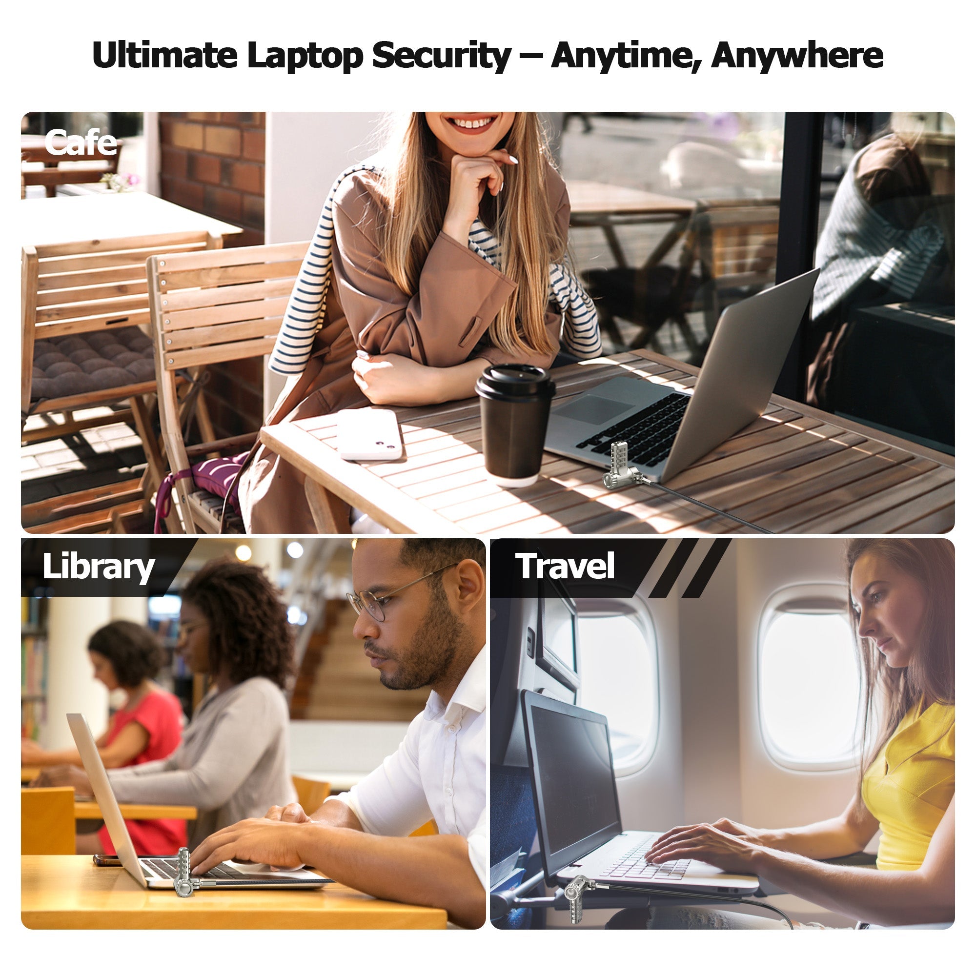 3-in-1 Universal Laptop Kabelschloss (TL-280C)
