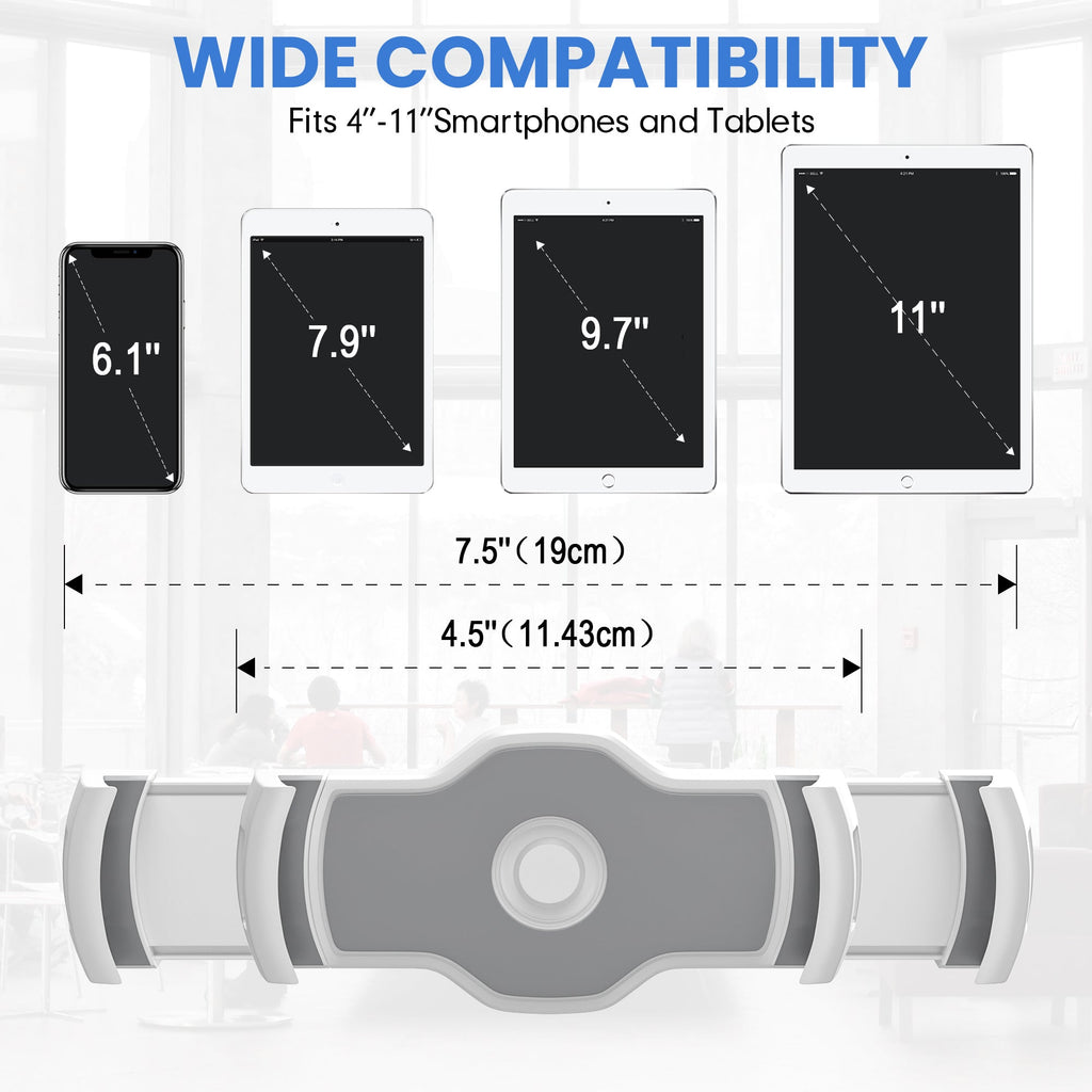 360° Swivel Tablet & Telefonständer (TS-116W)