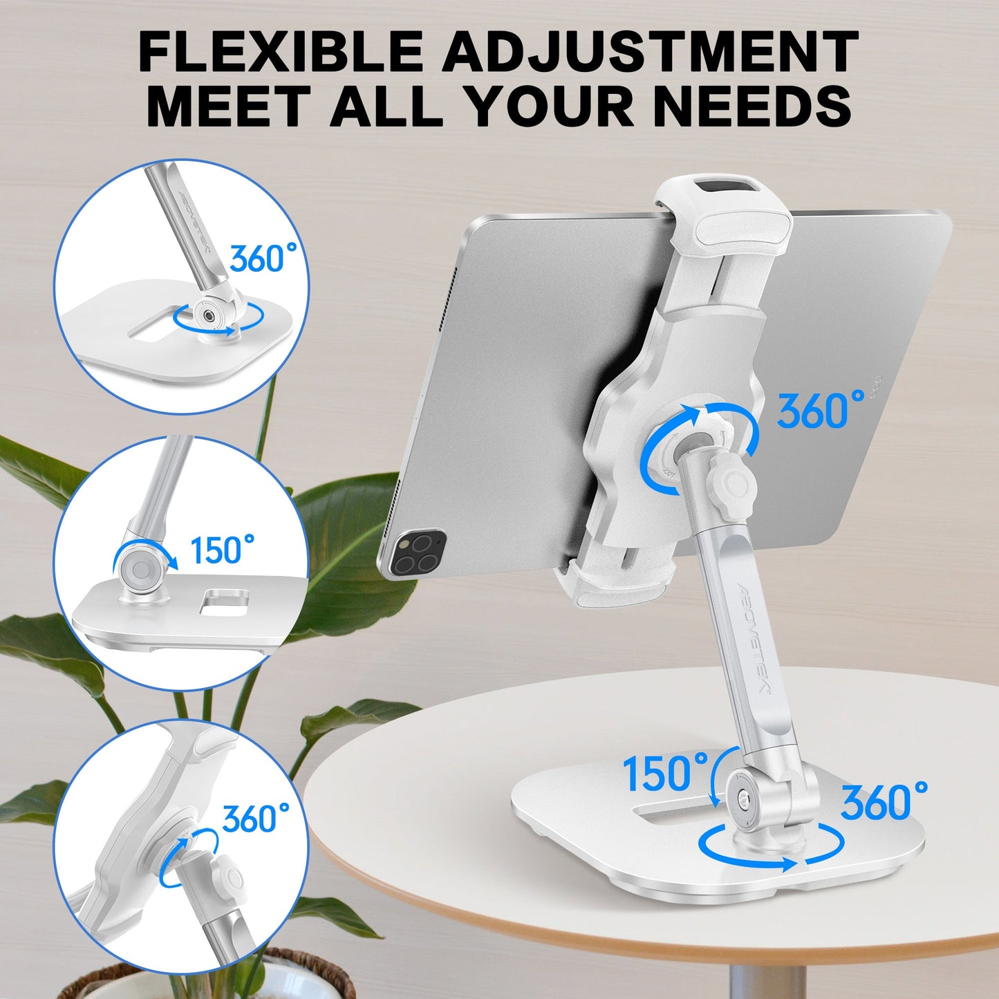 360° Drehschwere Aluminium-Basis (TS-119)