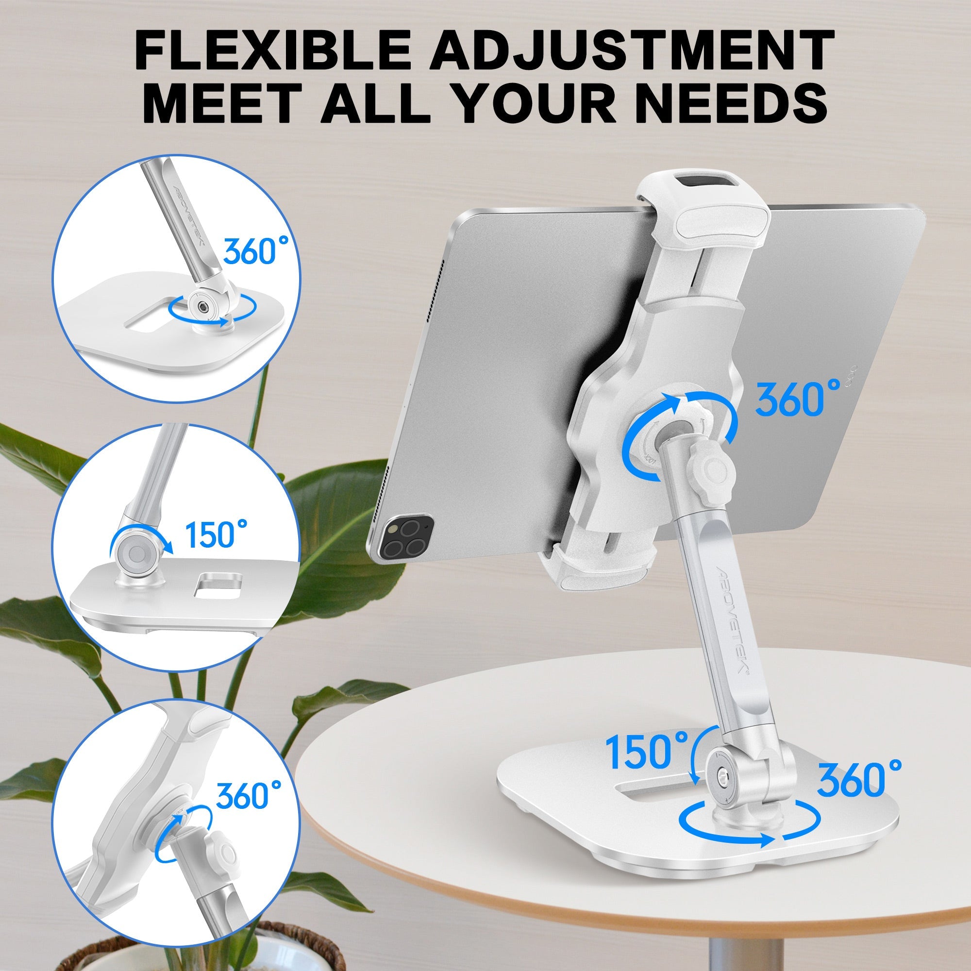 360° Drehschwere Aluminium-Basis (TS-119)